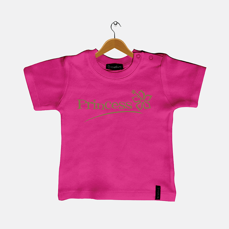 Raad meloen ik ben gelukkig Princess Baby T-shirt - DG Creations